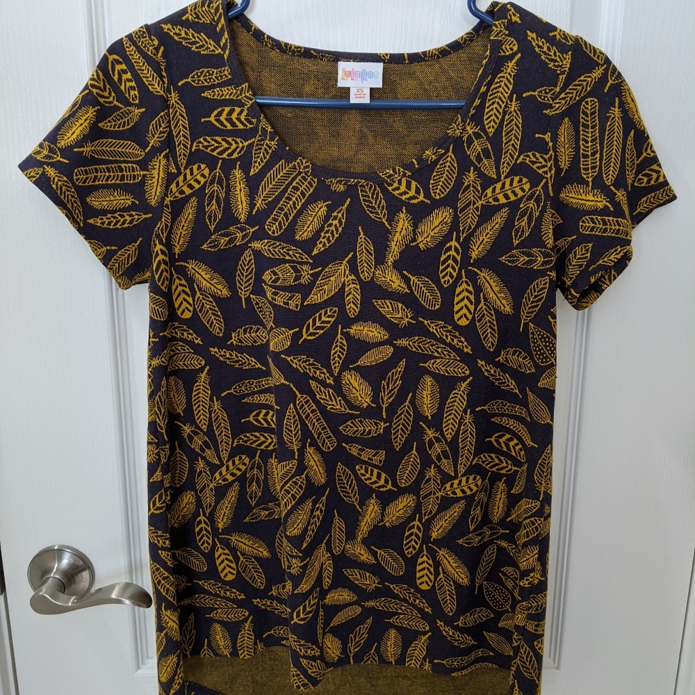 Super Flattering Feather Pattern Llr Classic Tee - image 1